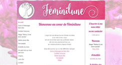 Desktop Screenshot of feminilune.com
