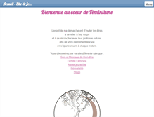 Tablet Screenshot of feminilune.com